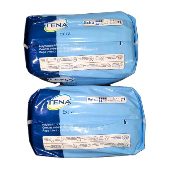 NEW Tena Extra Underwear Sz Lg Absorbent Breathable Odor Control (2 packs) 72332 - Picture 4 of 6